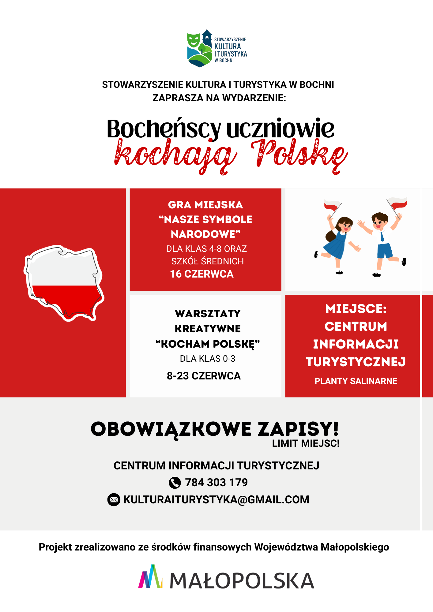Bocheńscy uczniowie Bocheńscy uczniowie kochają Polskę